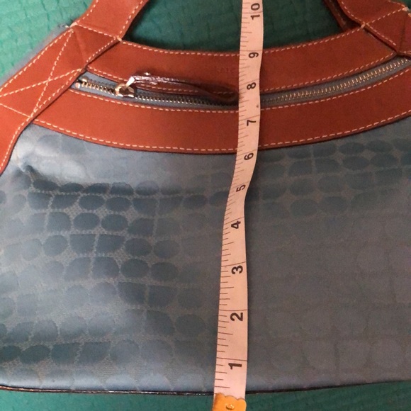 Kate Spade New York shoulde bag brown leather Straps & trim the Noel dot pattern - Picture 13 of 13